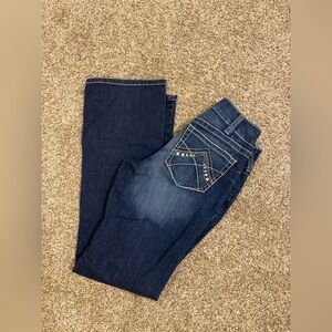 Womens ARIAT Real Denim Mid Rise Bootcut Jeans, Size 28 Reg, NWOT